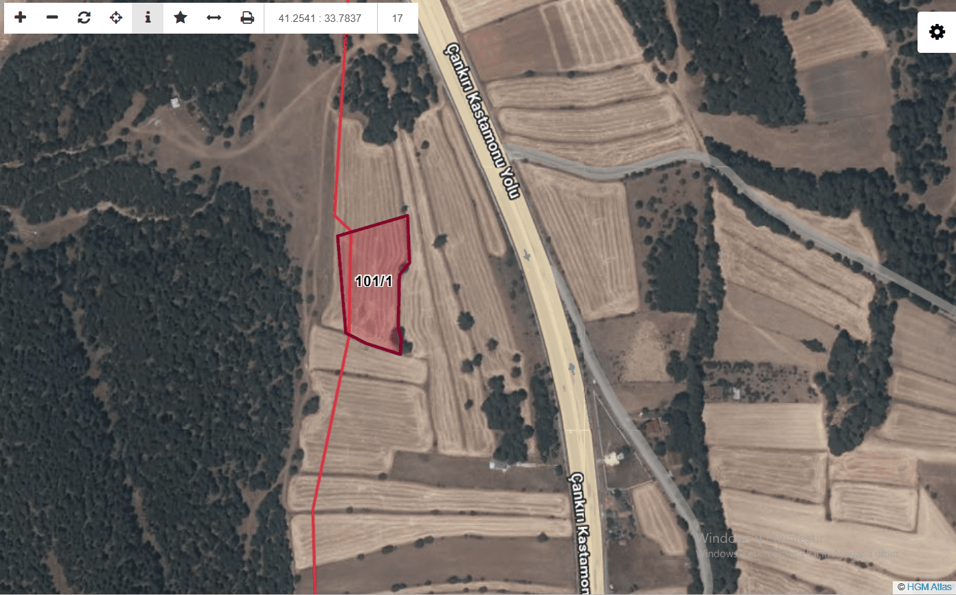Kastamonu Merkez Ümit Köyü’nde 5.510 m² Satılık Tarla